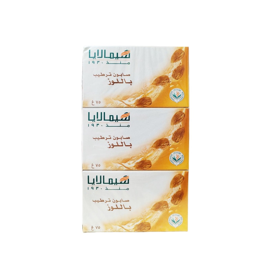 هيمالايا صابون اللوز المرطب ٣×٧٥ جم