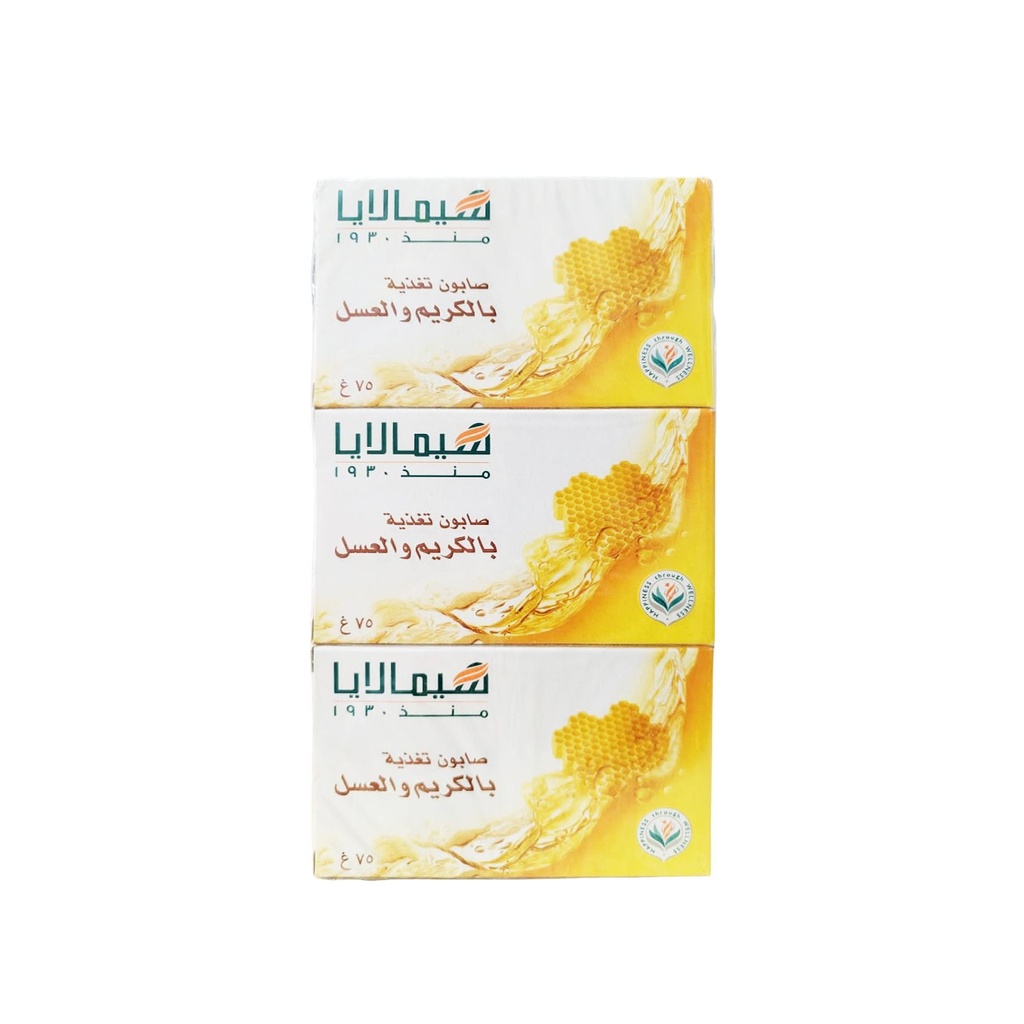 هيمالايا صابون الكريم والعسل المغذي ٣×٧٥ جم