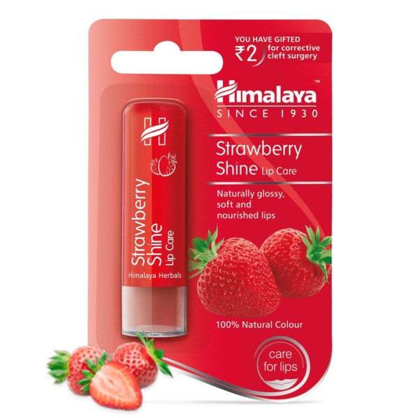HIMALAYA STRAWBERRY SHINE LIP BALM 4.5g (AE)