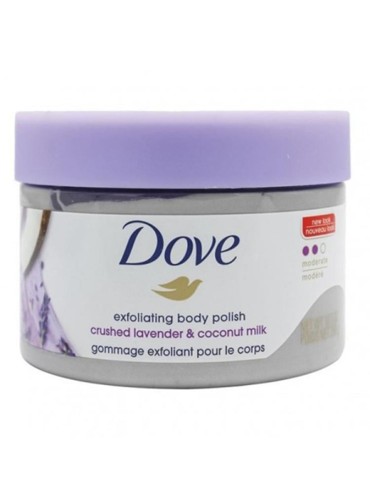 Dove Lavender & Coconut Milk Body Scrub - 298g