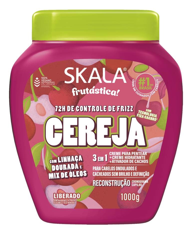 Creme De Tratamento Skala Frutastica Cereja 1000g