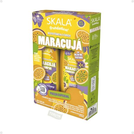 سكالا مجموعة كيت شامبو ٣٢٥ مل وبلسم ٢٠٠ مل برائحة فاكهة الباشن فروت