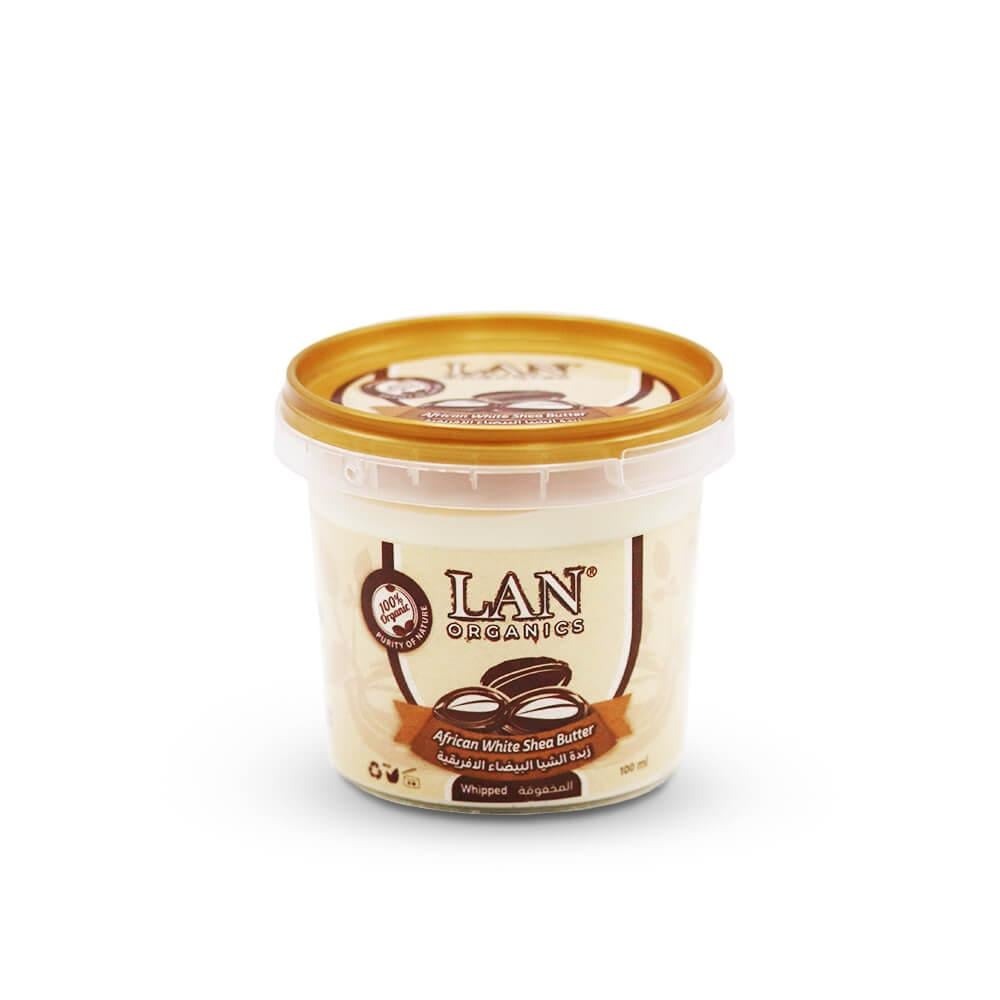Lan Organics African White Shea Butter - 100 ml