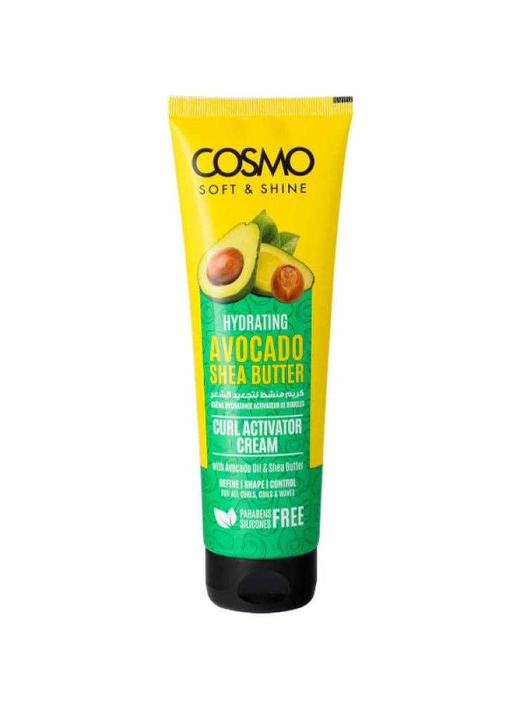 Cosmo Soft & Shine Shea Butter & Avocado Curl Moisturizing Cream, 250ml