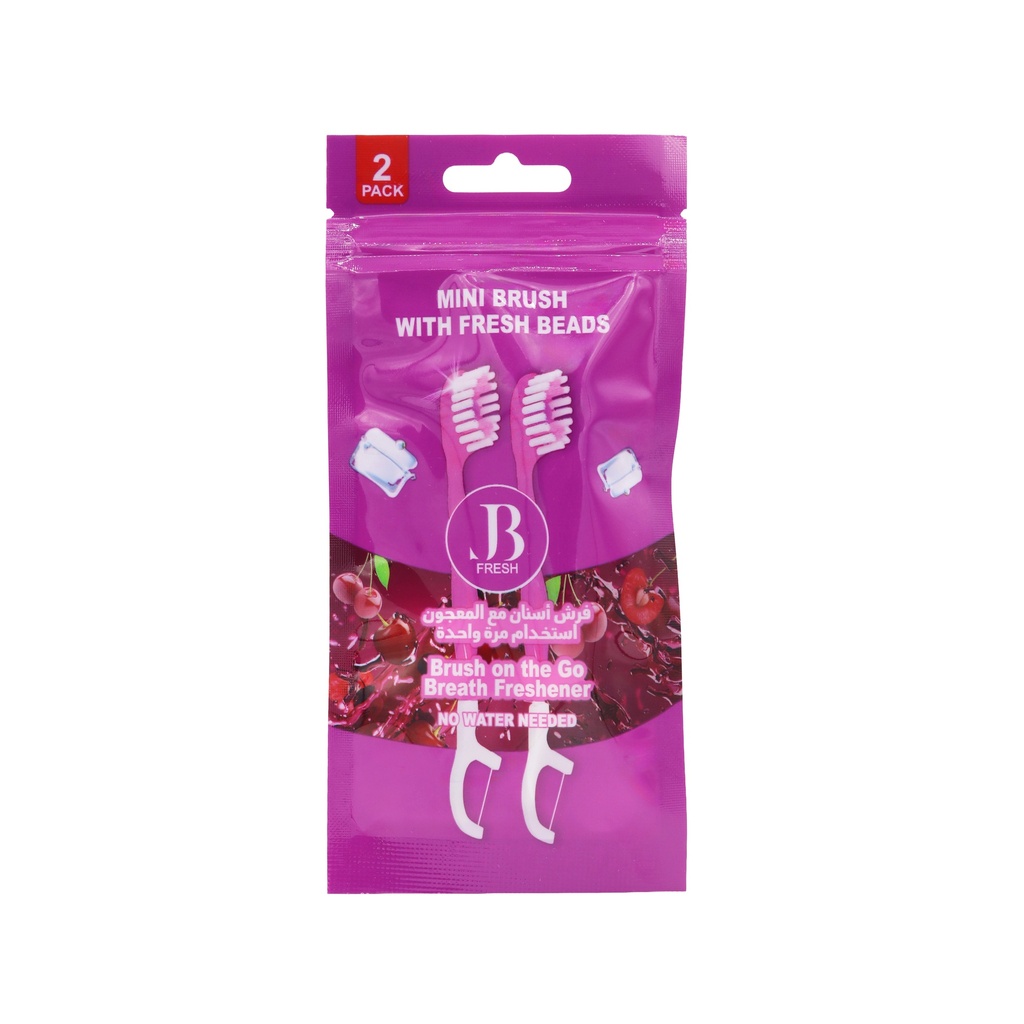 2PCS IN ONE SET BRUSH PURPLE COLOR CHERRY