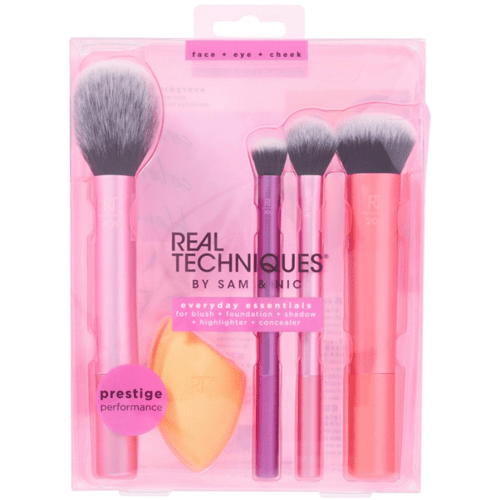 Real Techniques by Samantha Chapman Everyday Essentials Brush Set - 5 Pieces