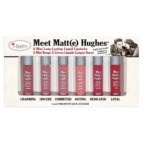 the Balm Meet Matte Hughes Set of 6 Mini Lipsticks - Vol 7