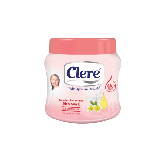 Clere  Musk Body Cream - 500 ml