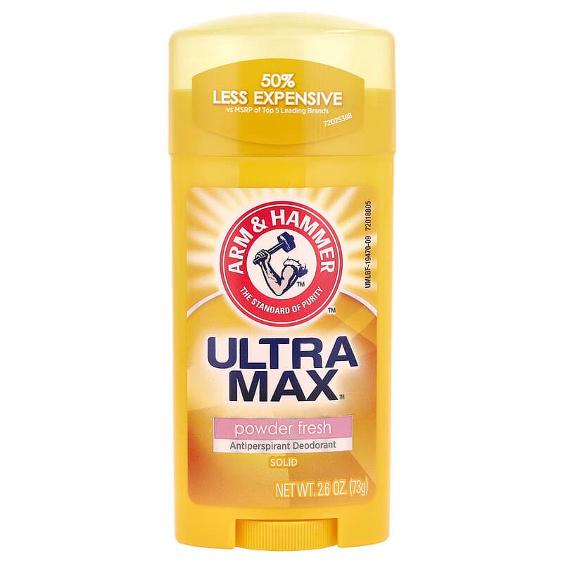 Arm & Hammer Antiperspirant Deodorant Ultra Max Powder Fresh – 73g