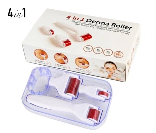 Derma Roller 4 in 1 skin care set