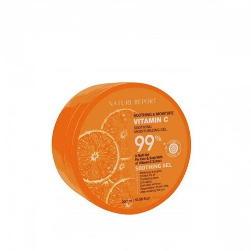 Nature Report Moisturizing Gel for Face and Body with Vitamin C 99% - 300 ml