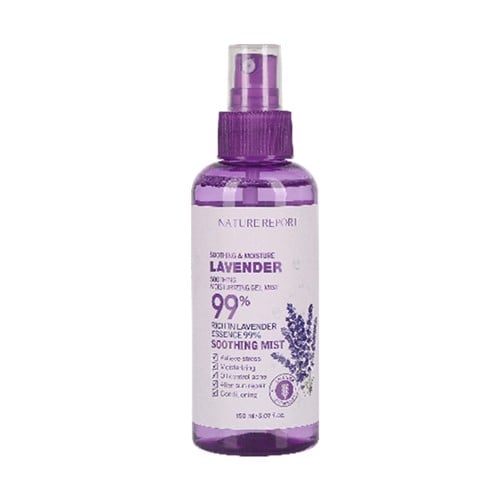 نيتشور ريبورت بخاخ اللافندر 99% المرطب 150مل