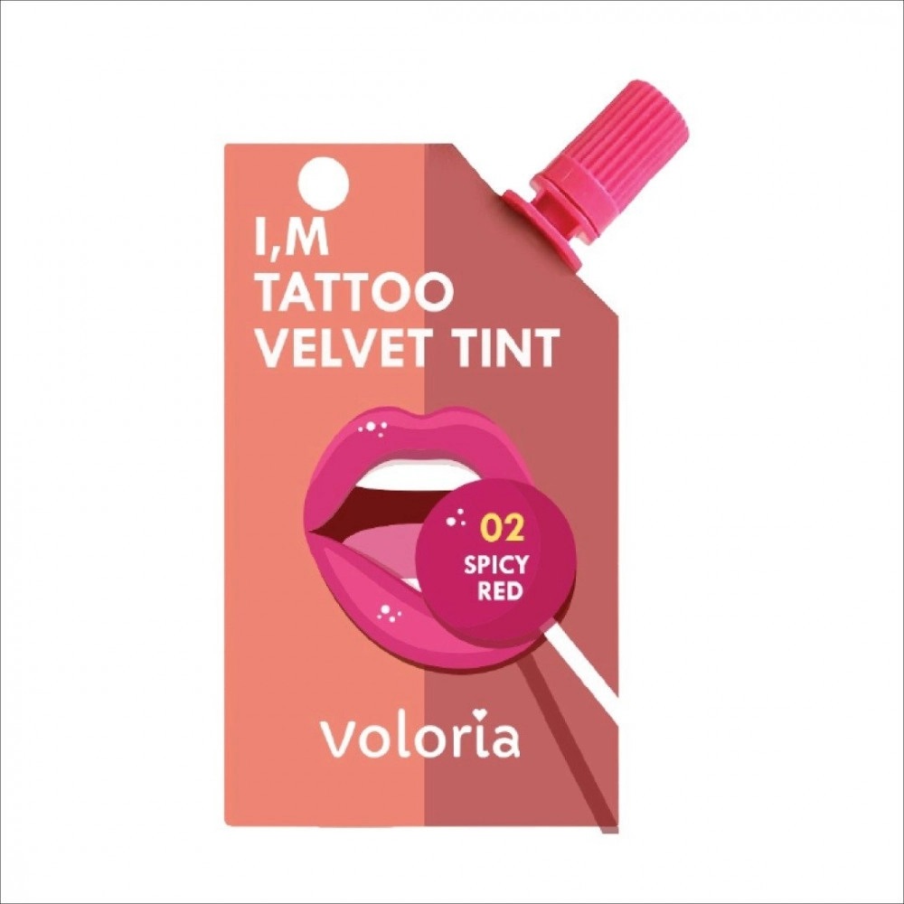فولوريا أيم تاتو فيلفيت تنت SPICY RED 02