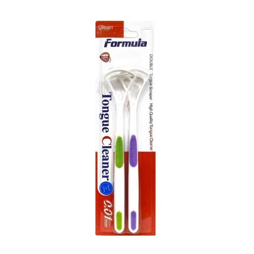 فورمولا منظف لسان حبتين ( لون عشوائي )