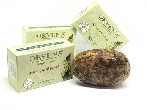Orvena African black soap 120g