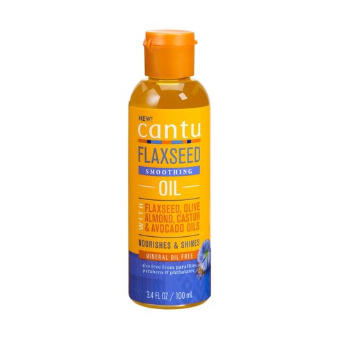 Cantu Flaxseed, Olive, Almond, Castor and Avocado Smoothing Oil - 100ml