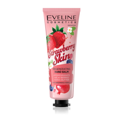 Eveline Hand Repair Cream with Strawberry, Pomegranate and Shea Butter Scent, 50 ml