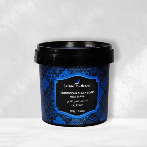Jardin D Oleane Moroccan Black Soap with Nila Zarka 500g