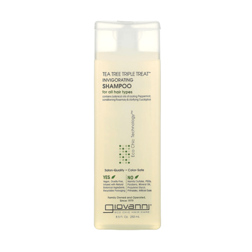 Giovanni Tea Tree Triple Treat Invigorating Shampoo, 250ml