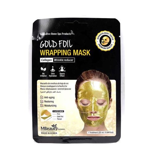 M Beauty gold foil peeling mask 1 piece