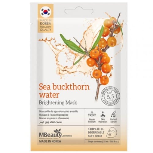 M-beauty Whitening Mask Sea Buckthorn Water 25 ml