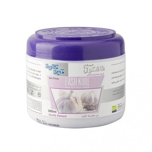 Krem Kap Fash Kool Hot Oil Hair Mask Garlic Extract 500ml