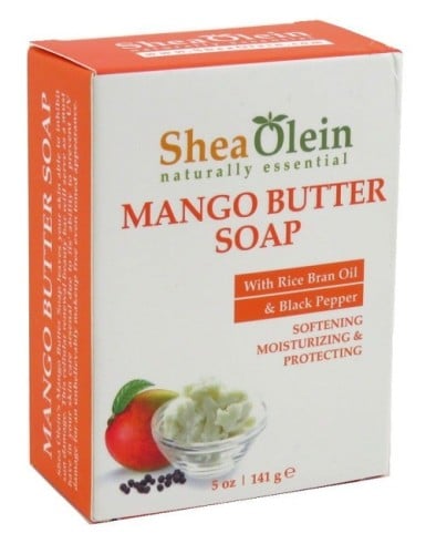 Shea Olean Butter, Mango and Black Pepper Soap 141g