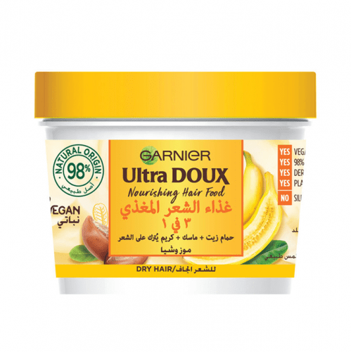 Garnier Ultra Doux Nourishing Hair Food 3 in 1 Banana and Shea 390 ml