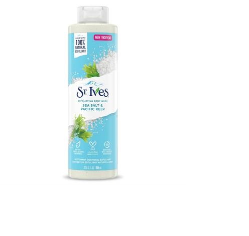 غسول مقشر للجسم سانت آيفز بملح البحر وعشب المحيط الهادئ 650مل