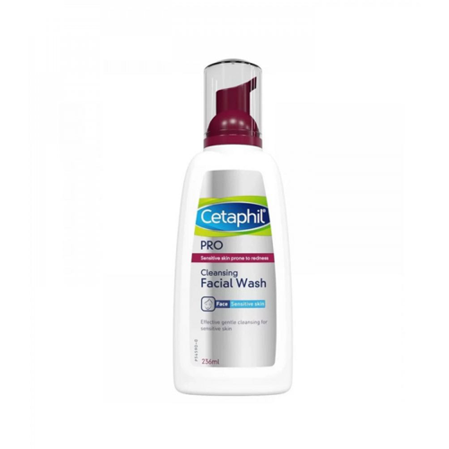 Cetaphil Facial Wash for Cleansing Sensitive Skin Prone to Redness, 236 ml