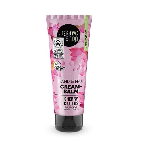 The Organic Shop - Hand and Nail Cream with Cherry and Lotus 75 ml