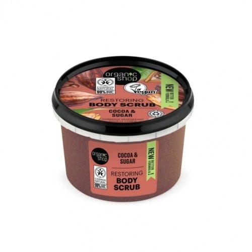 The Organic Shop - Deluxe Sugar Scrub for the body with chocolate 250 ml