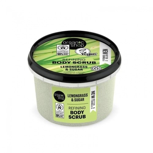 The Organic Shop Lemongrass Body Sugar Scrub 250 ml