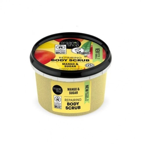 The Organic Shop - Body Sugar Scrub with Natural Mango 250 ml