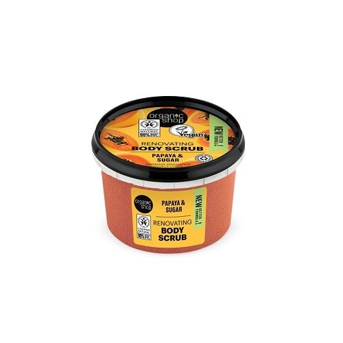 Organic Shop Body Scrub Natural Juicy Papaya and Sugar 250ml