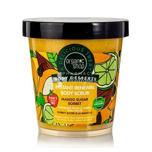 The Organic Shop - Body Sugar Scrub with Mango Rejuvenating Body 450 ml