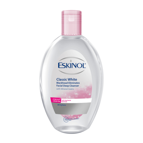 Eskinol Classic White Black Hear Eliminates Facial Deep Cleanser - 225ml