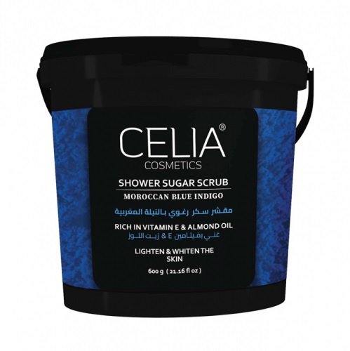 Celia Foaming Sugar Scrub with Moroccan Indigo - 600 gm