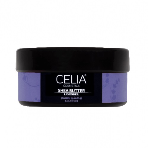 سيليا زبدة شيا للوجة و الجسم باللافندر كوزمتيكس 300جم