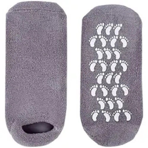 Lamour - Gray Gel Moisturizing Feet Socks