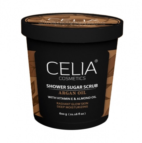 Celia sugar scrub for face and body with coffee 600 g