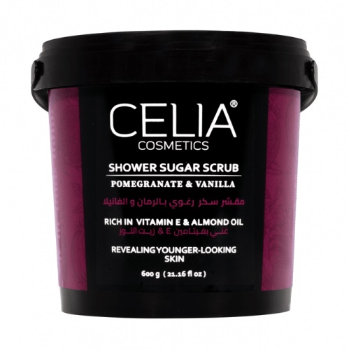 Celia Foaming Sugar Scrub with Pomegranate and Vanilla 600 g