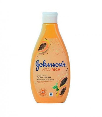 Johnsons Vita Rich Smoothing Body Wash With Papaya Extract - 250ml