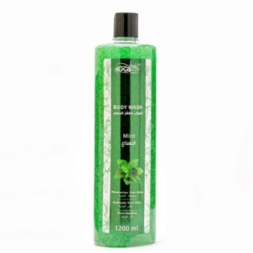 Exa Exfoliating Body Wash 1200ml - Mint