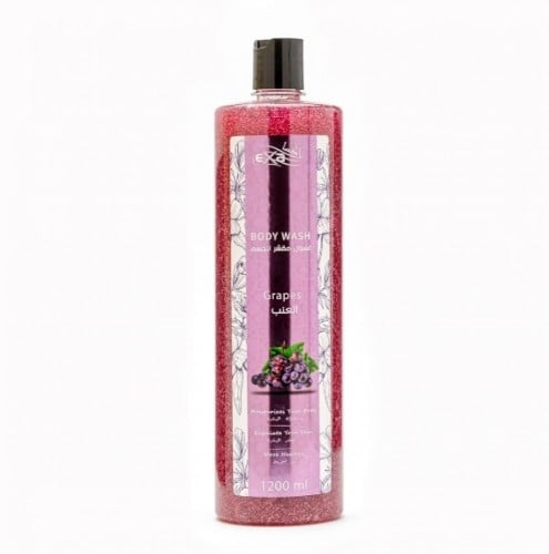 اكسا غسول مقشر للجسم 1200مل العنب