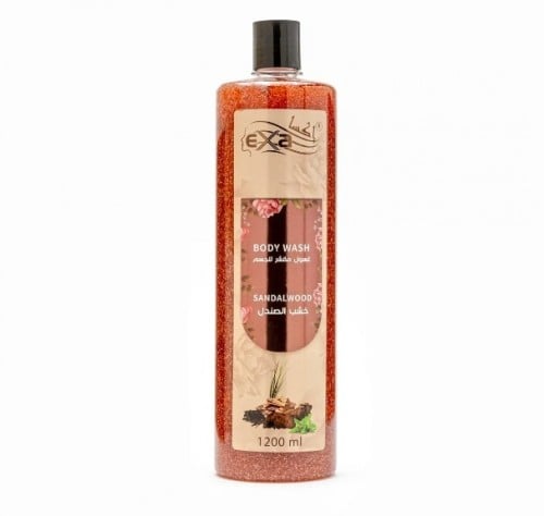 Exa - Exfoliating Body Wash 1200 ml - Sandalwood