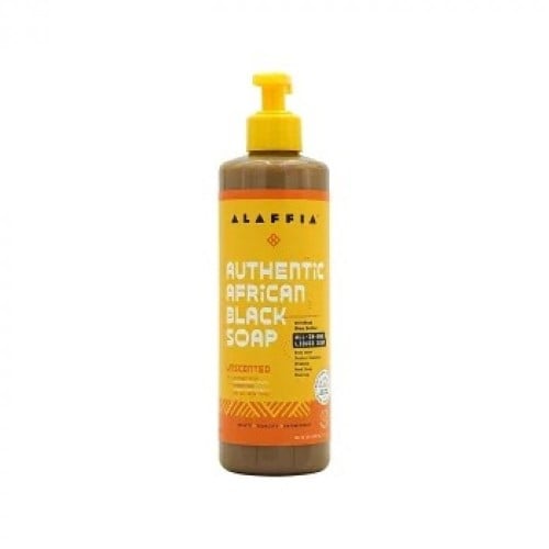 Afia African Black Soap Unscented 476ml