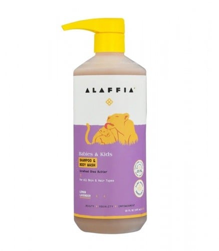 الافيا شامبو وغسول للاطفال بالافندر والليمون 473مل