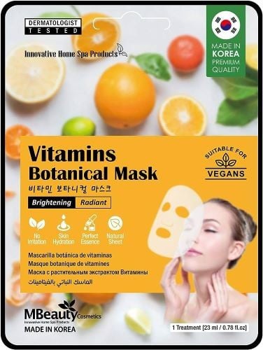 M Beauty vegan mask with vitamins