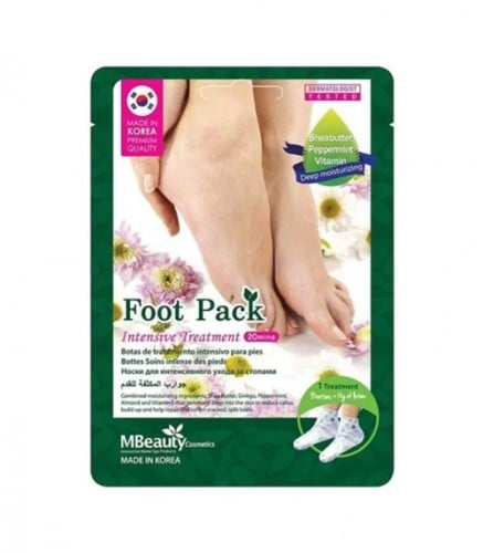 M Beauty Socks to exfoliate and soften the feet